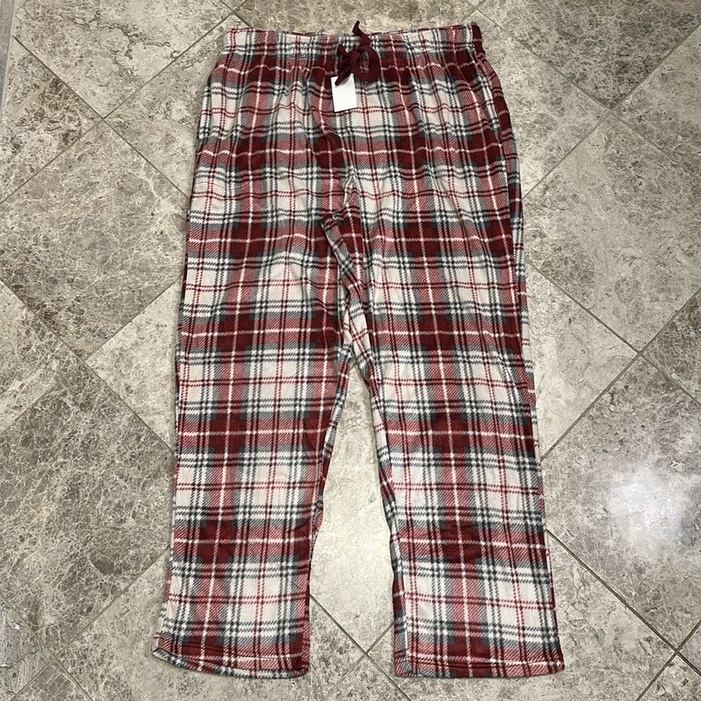 Cuddl Duds Winter Plaid Fleece PJ Pajama Lounge Pant NEW Size XXL - Picture 2 of 10